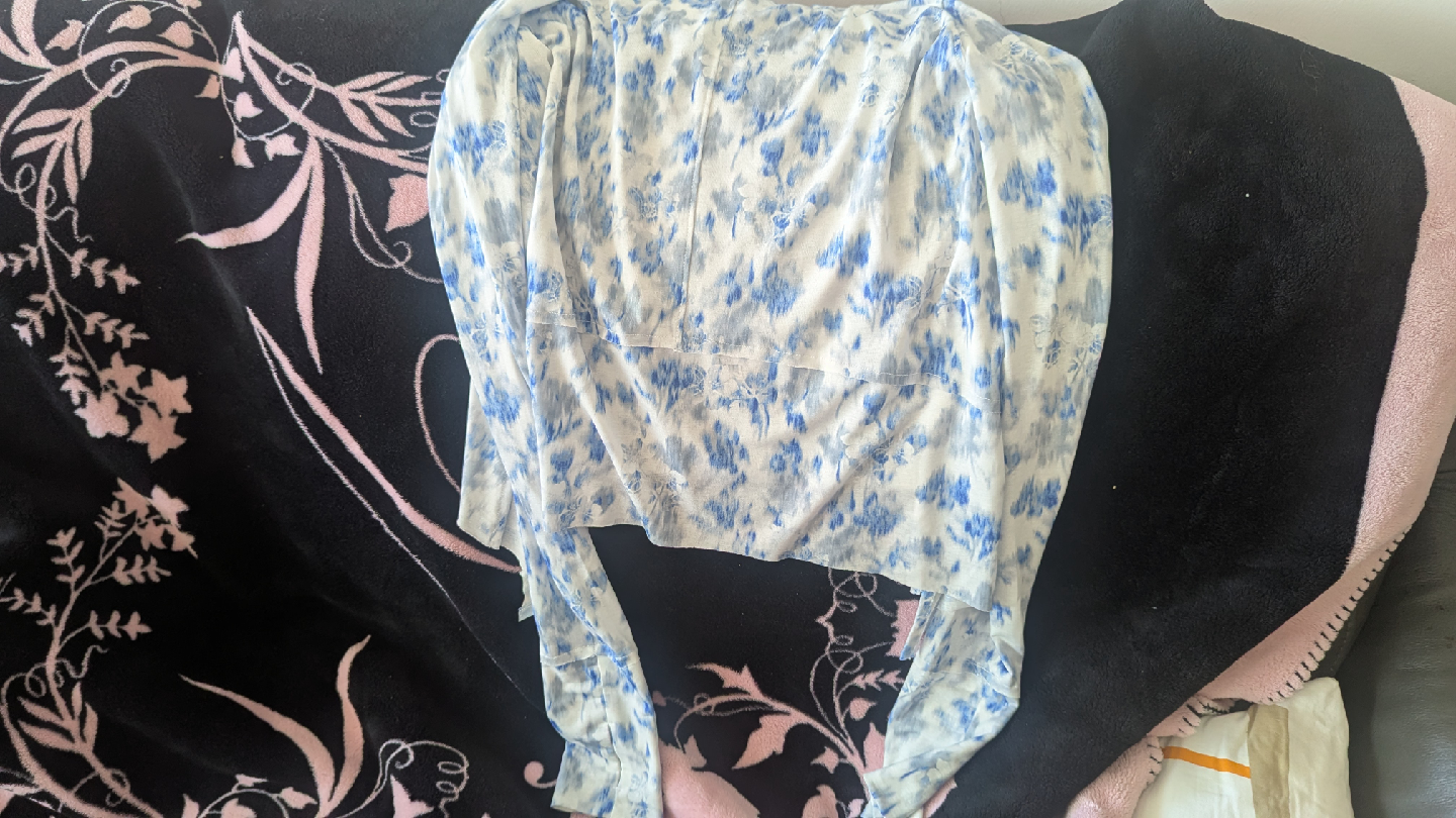 Free People Blue Floral Top - photo 2