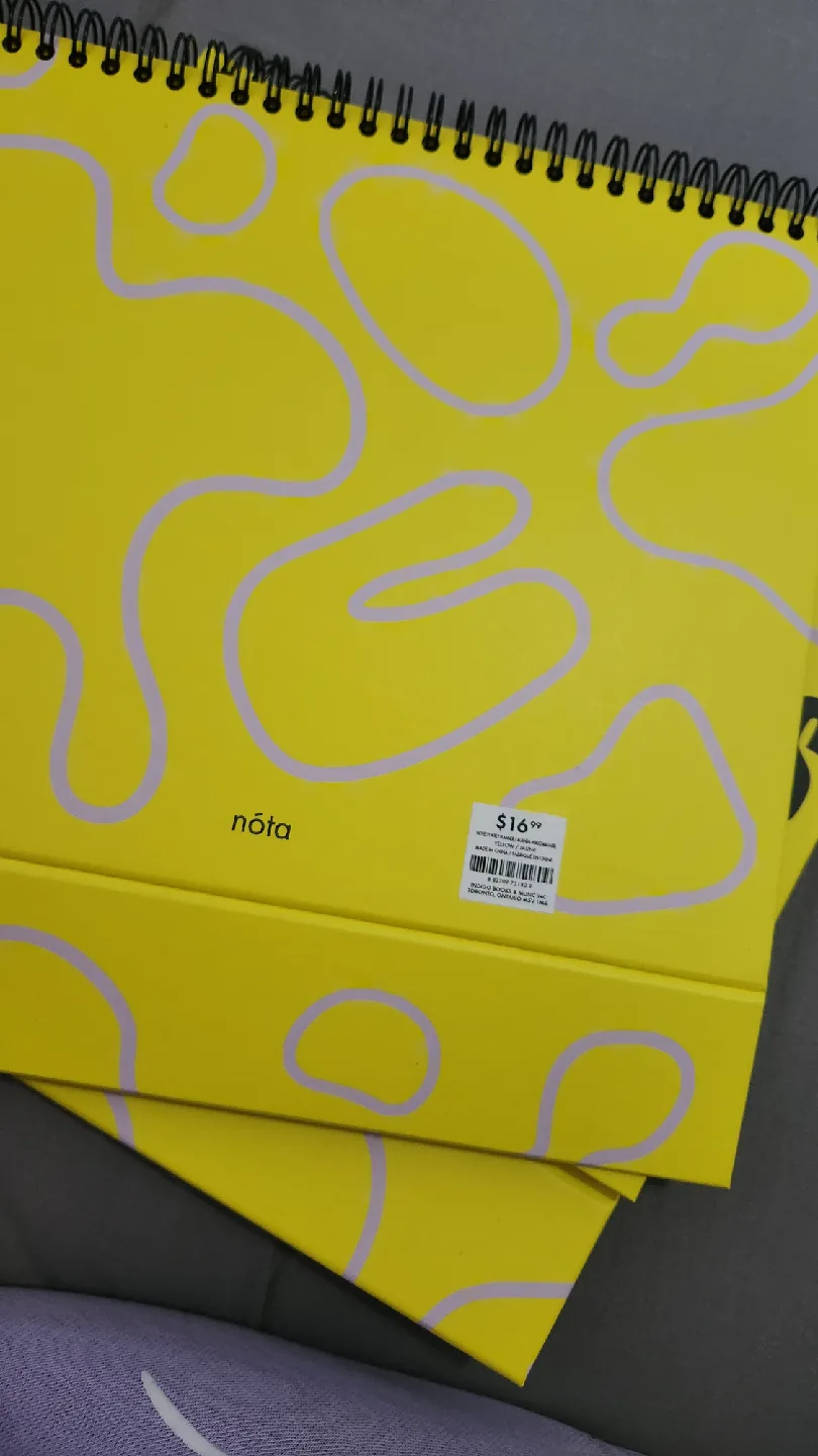 Indigo Yellow Weekly Desk Planner image indicator(3)