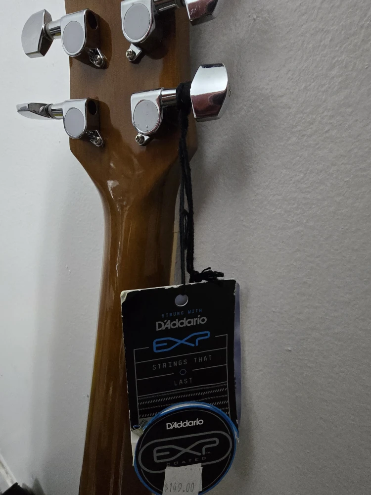 Jay Turser Acoustic Guitar with D'Addario EXP Strings - photo 2