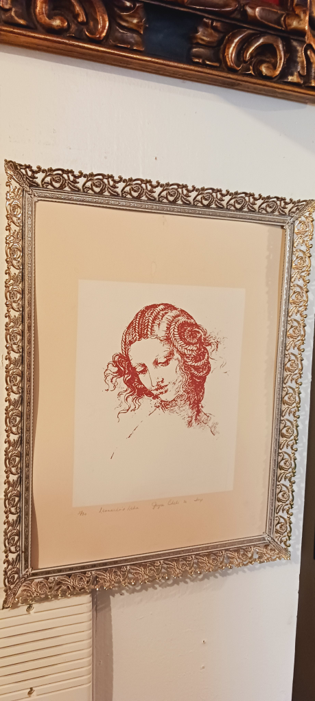 Framed Leonardo's Leda Print by Joyce Cutler Shaw - photo 4