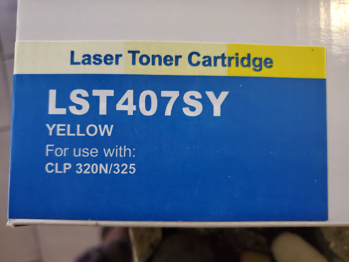 Laser Toner Cartridge LST407SY Yellow