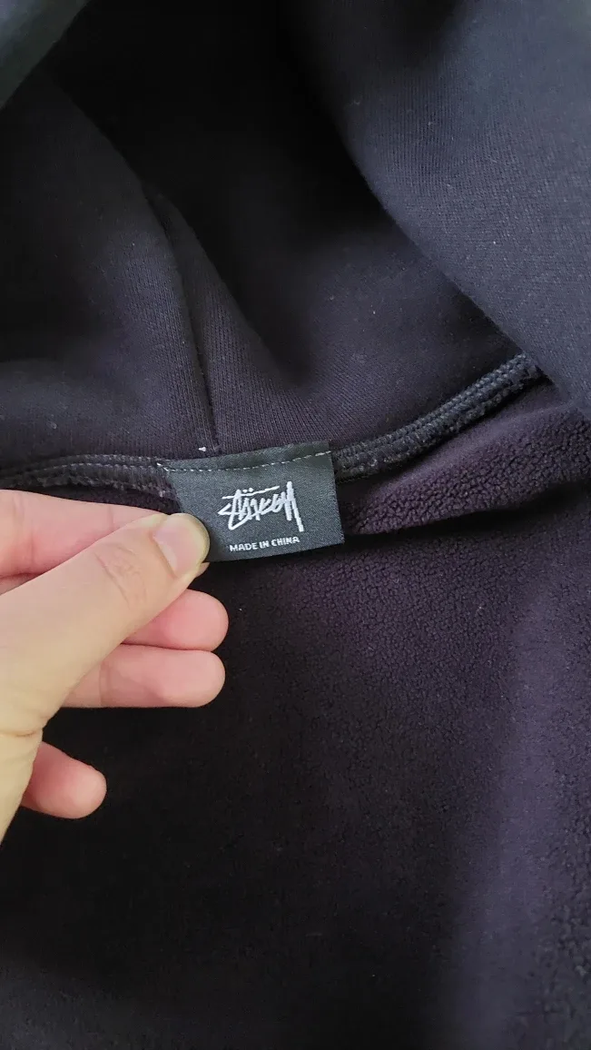 Stussy Black Full Zip Hoodie image indicator(4)