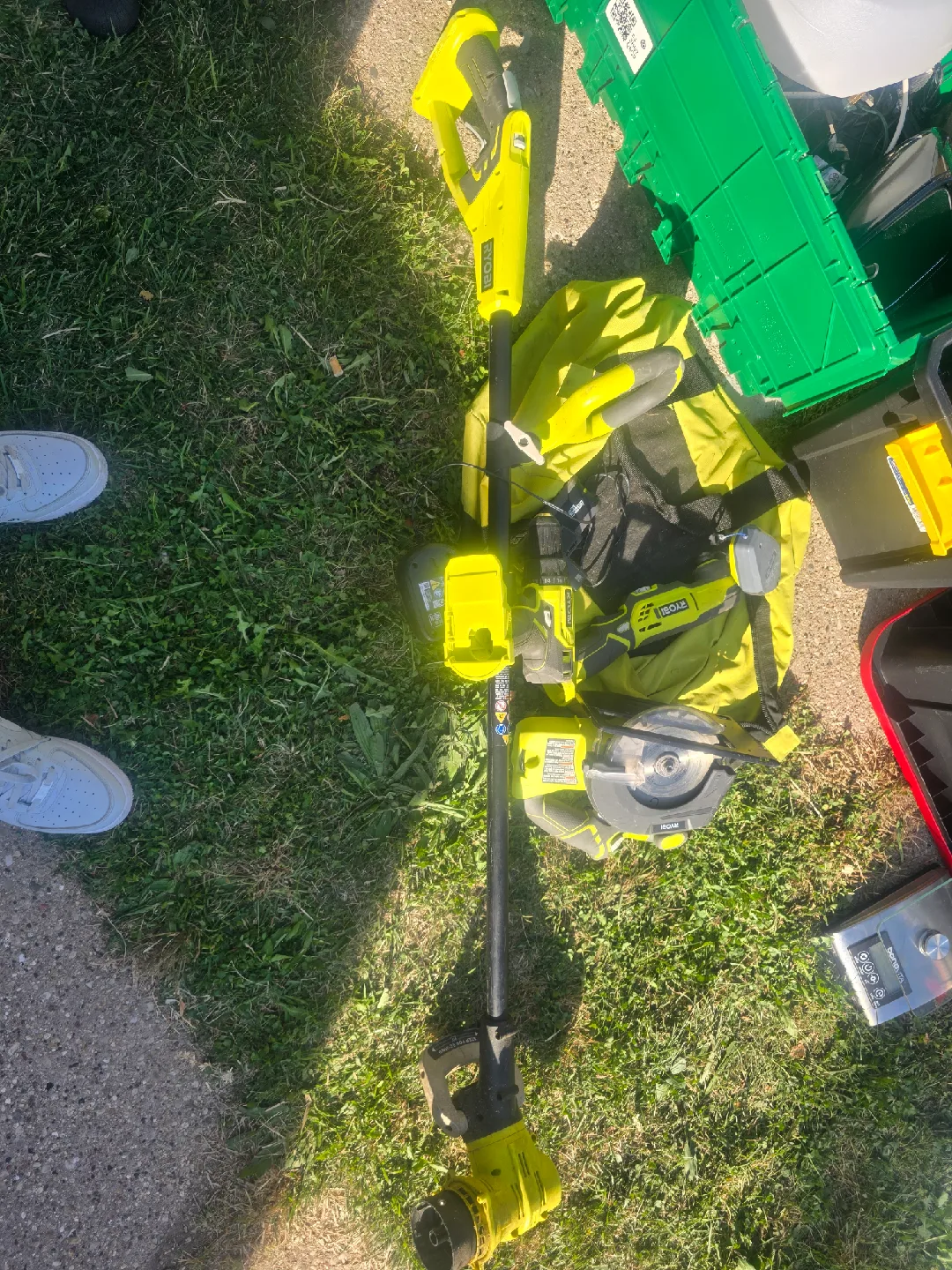 Ryobi Cordless String Trimmer & Circular Saw image indicator(2)