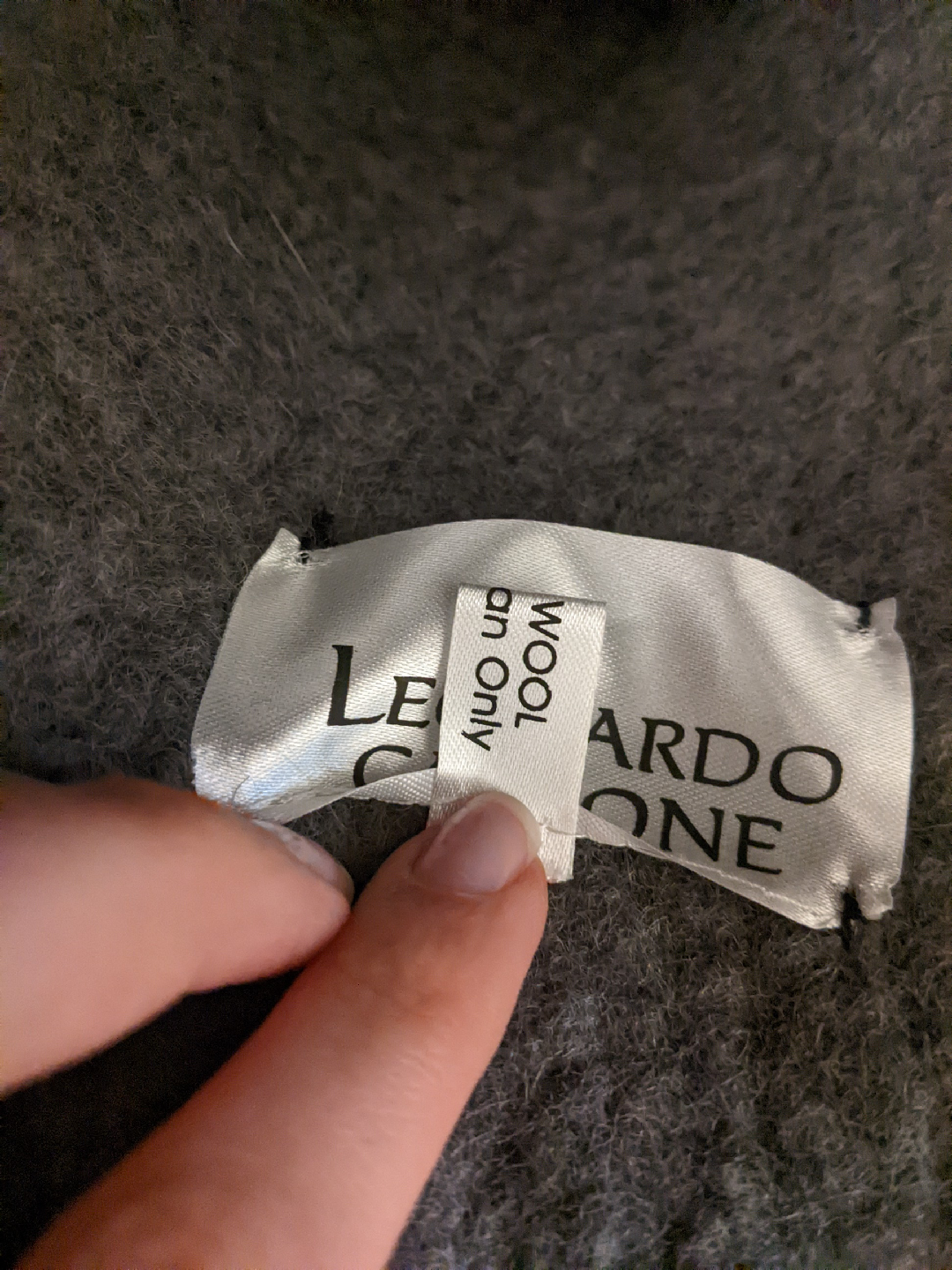Leonardo Carbone Wool Witch or Wizard Hat - Grey - photo 4