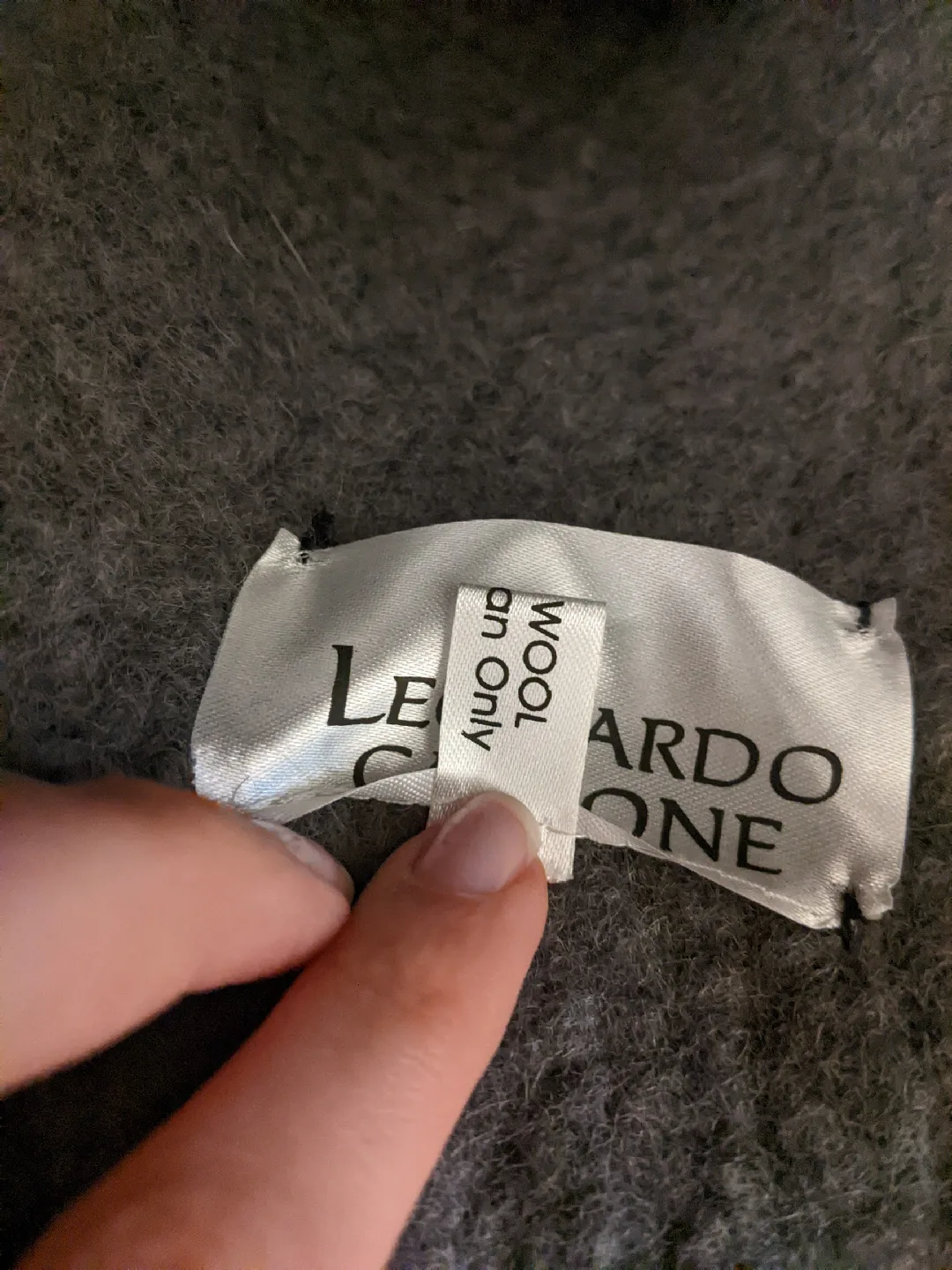 Leonardo Carbone Wool Witch or Wizard Hat - Grey image indicator(4)