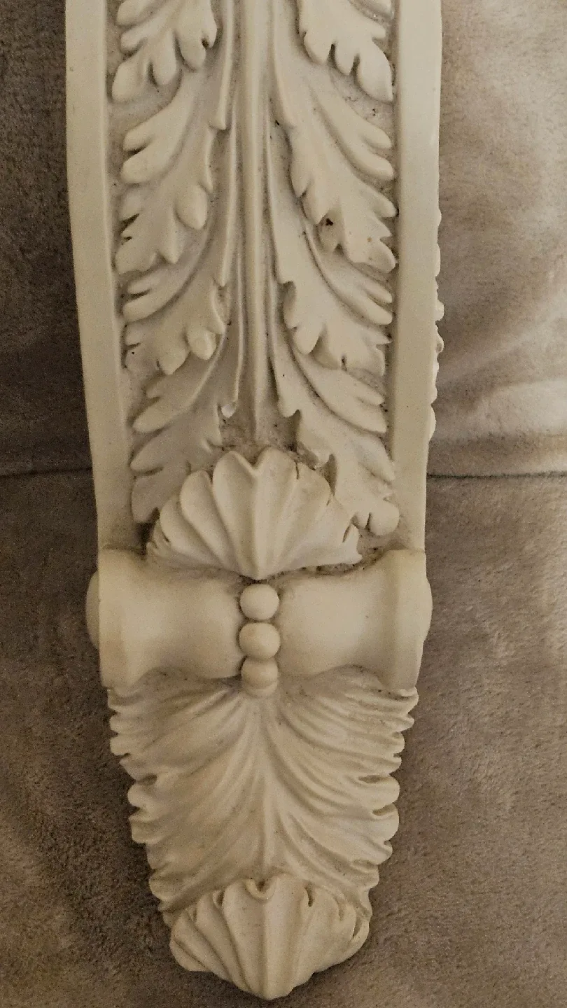 Pair of Decorative Wall Shelf Curtain Corbels. image indicator(3)