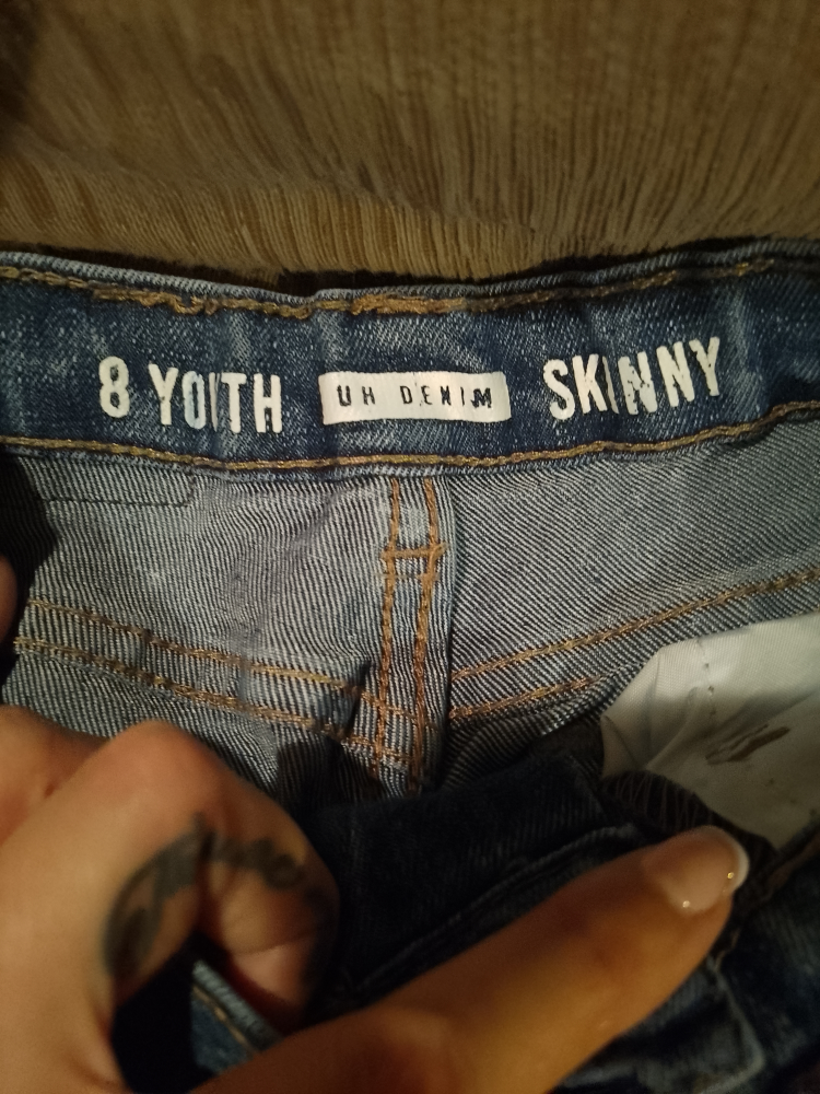 UH Denim Skinny Jeans - Youth Size 8 - photo 2