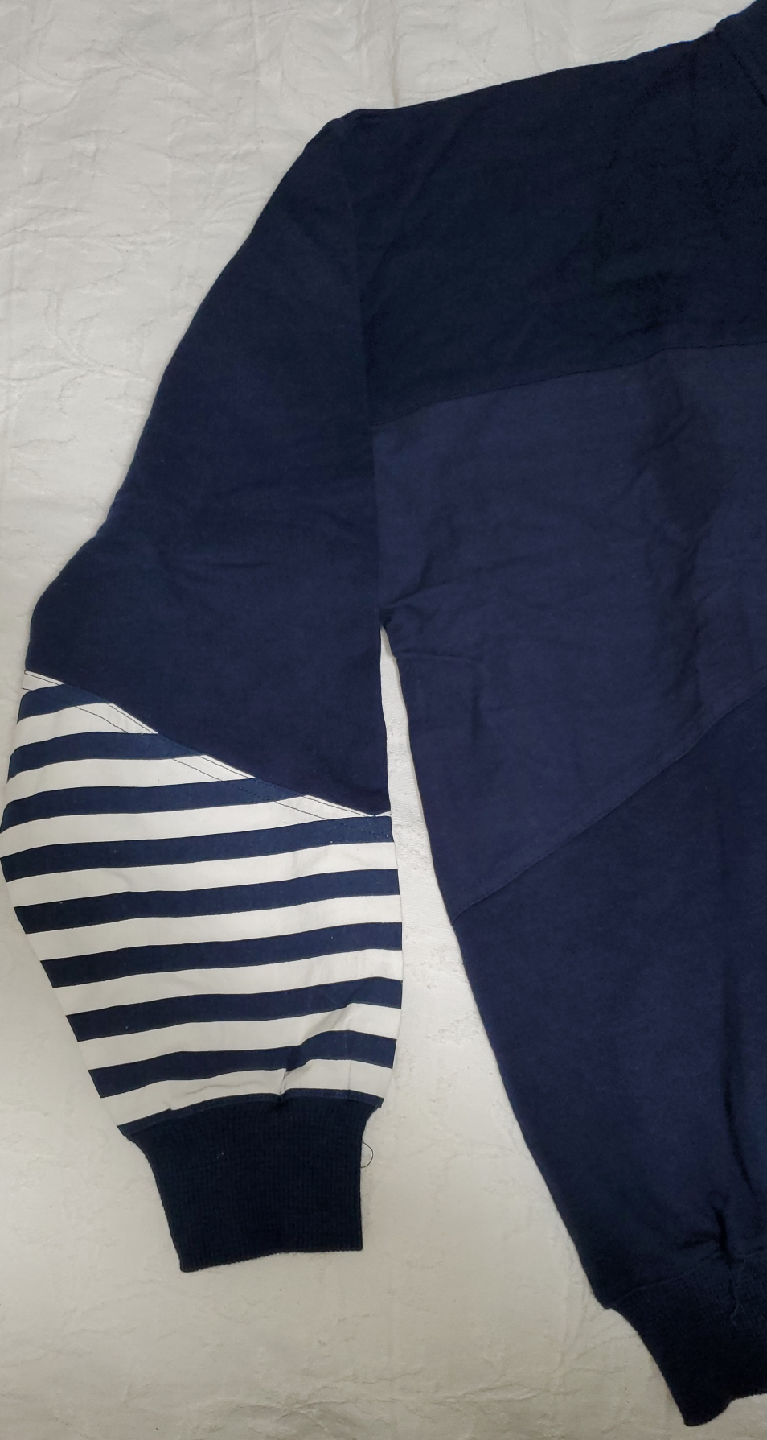 LINE-UP Navy Blue Striped Sweatshirt - Size -L - photo 3