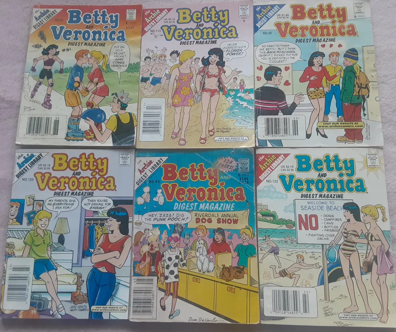 Betty and Veronica Digest Magazines (6) thumbnail