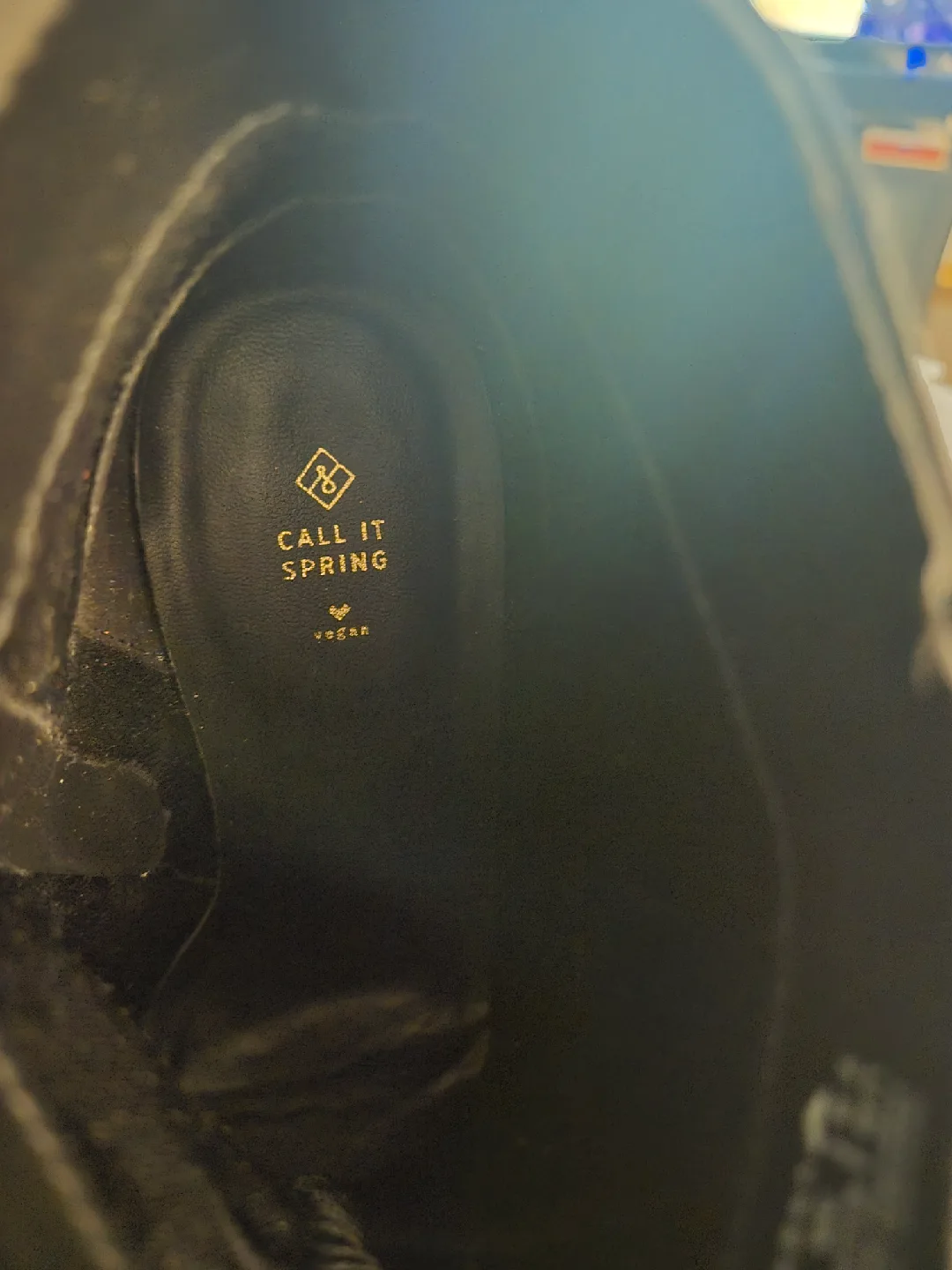 Call it Spring Black Leather Heel Booties - Size 7.5 US image indicator(6)