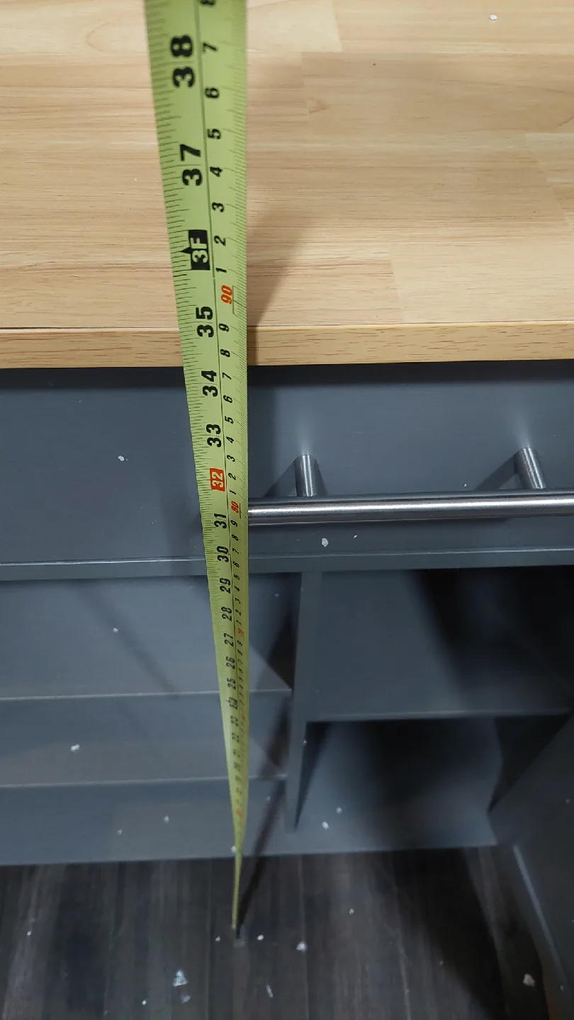 Grey Kitchen Island Cart, 42"x17"x36" image indicator(5)