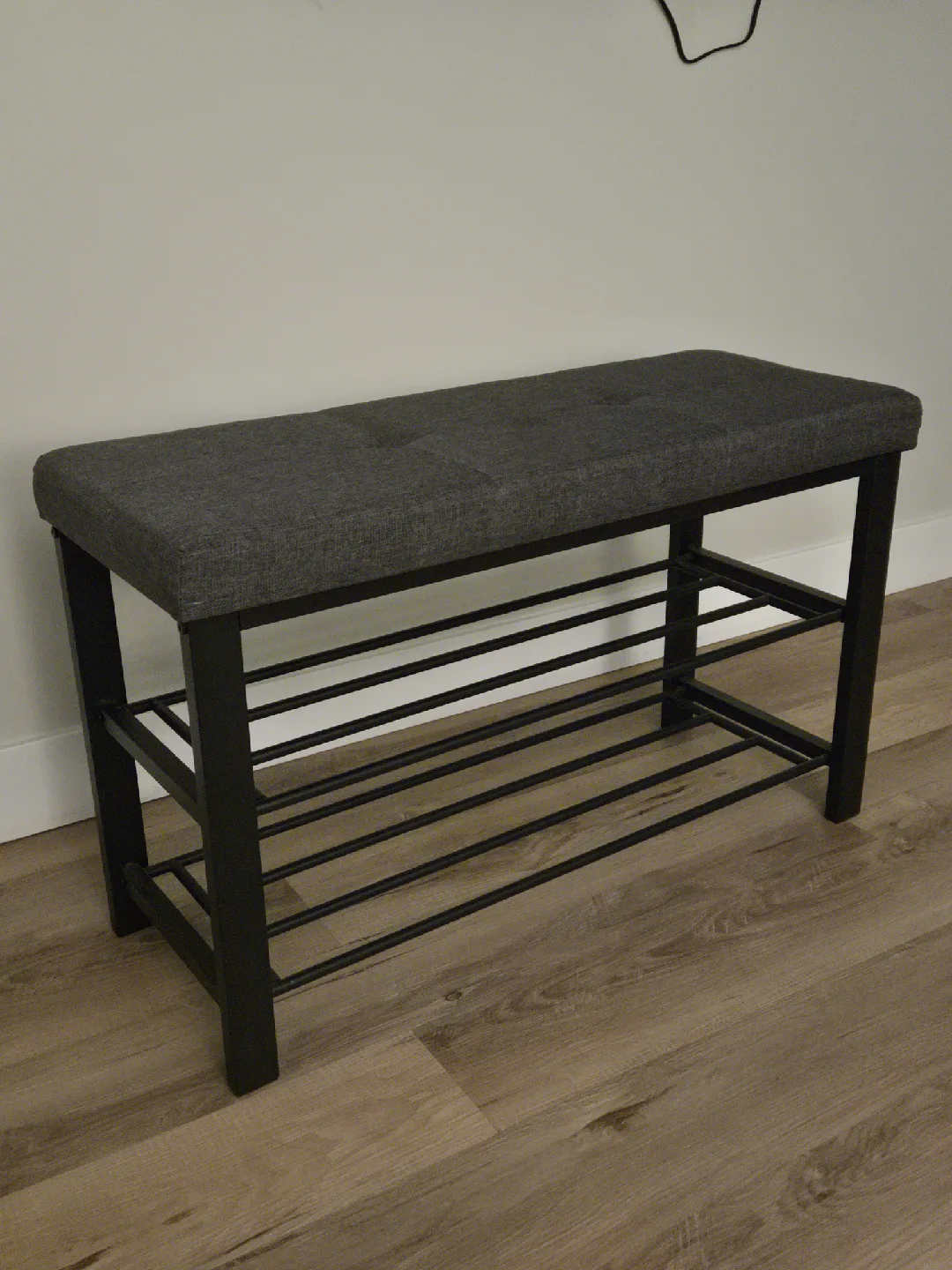 Upholstered Entryway Bench with Shoe Storage image indicator(2)