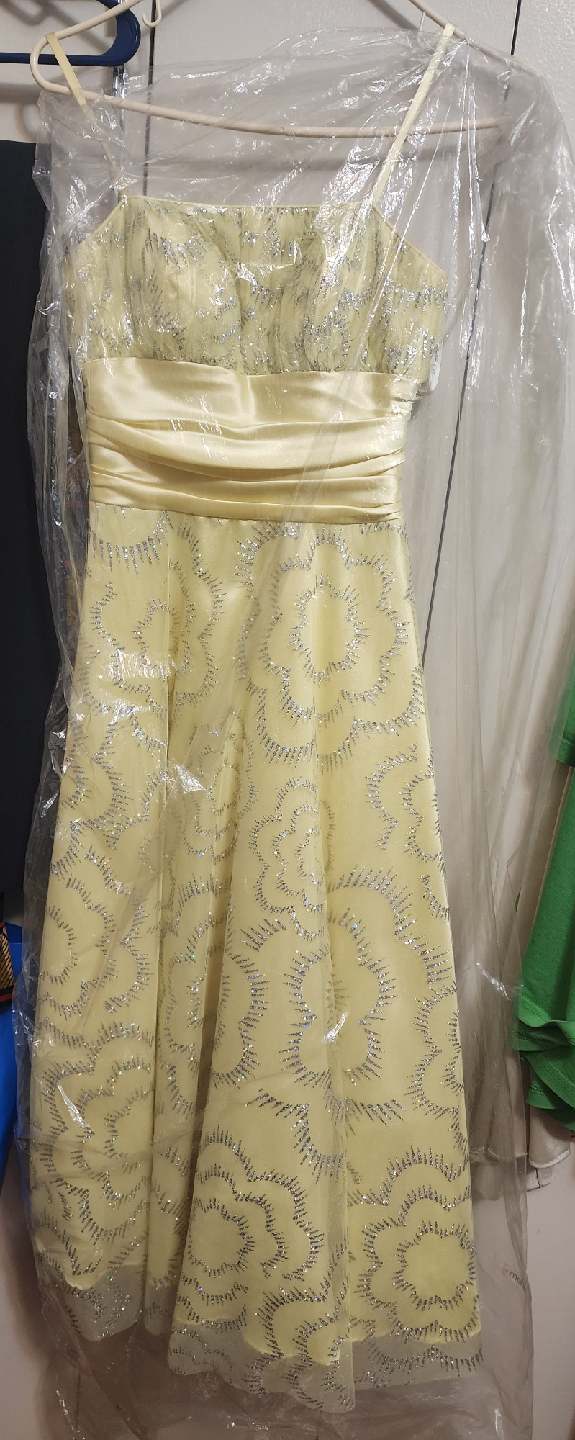 Yellow Formal Dress - Polyester