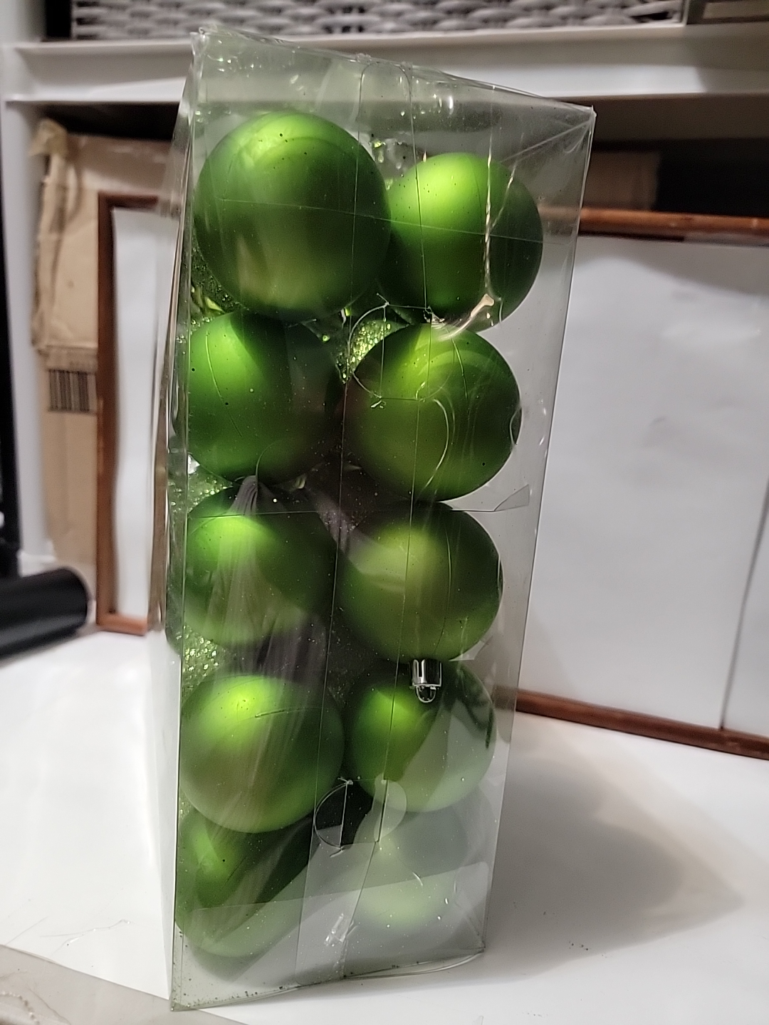 Green Christmas Ornaments - New in Box - photo 3