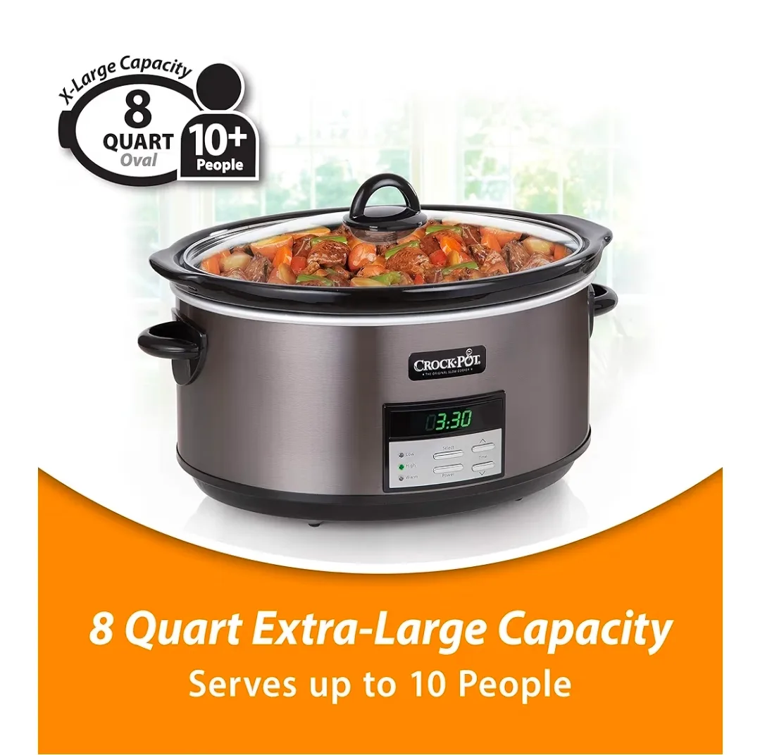 Crock-Pot 8-Quart Programmable Slow Cooker image indicator(5)