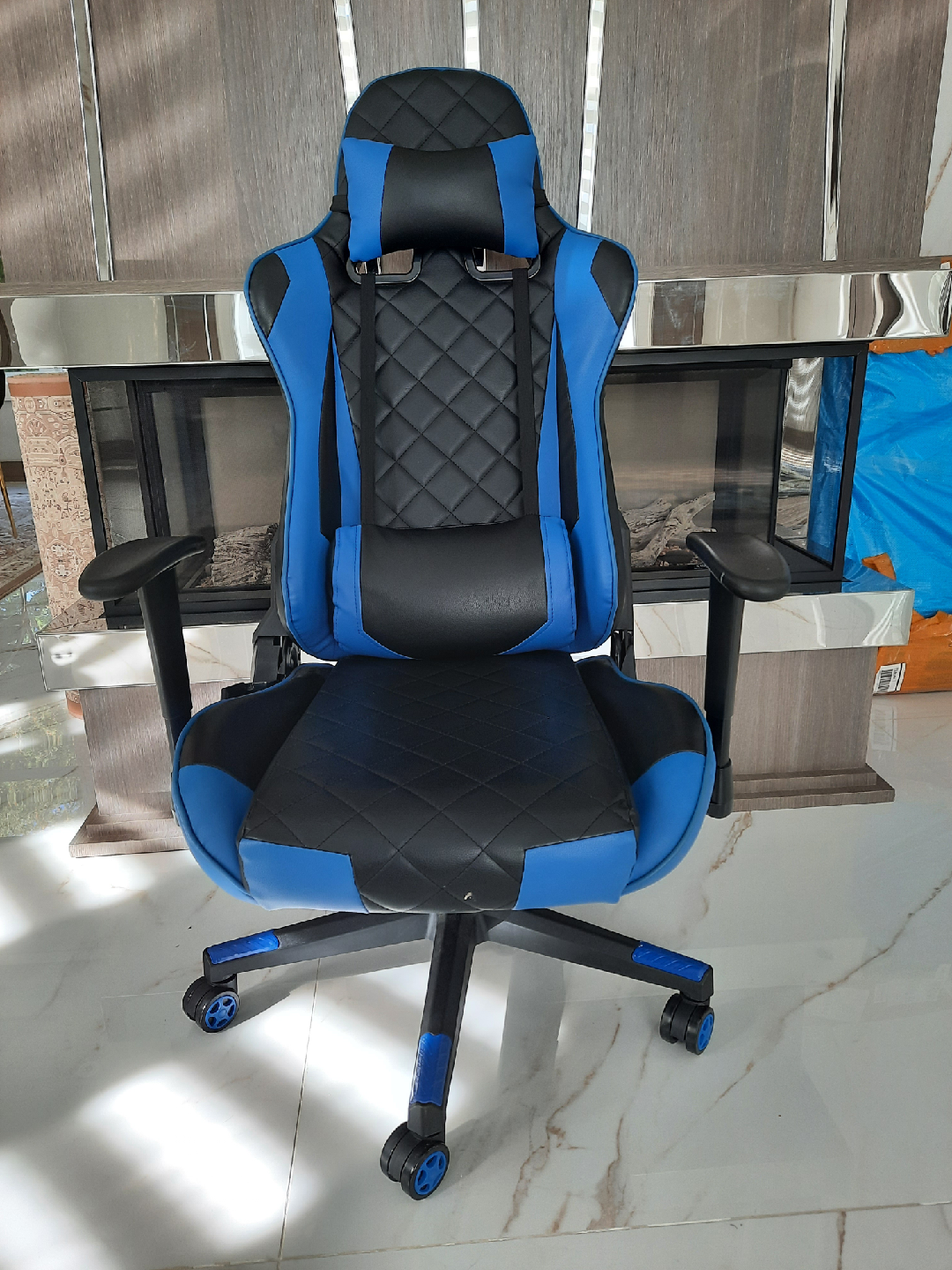 Blue & Black Gaming Chair