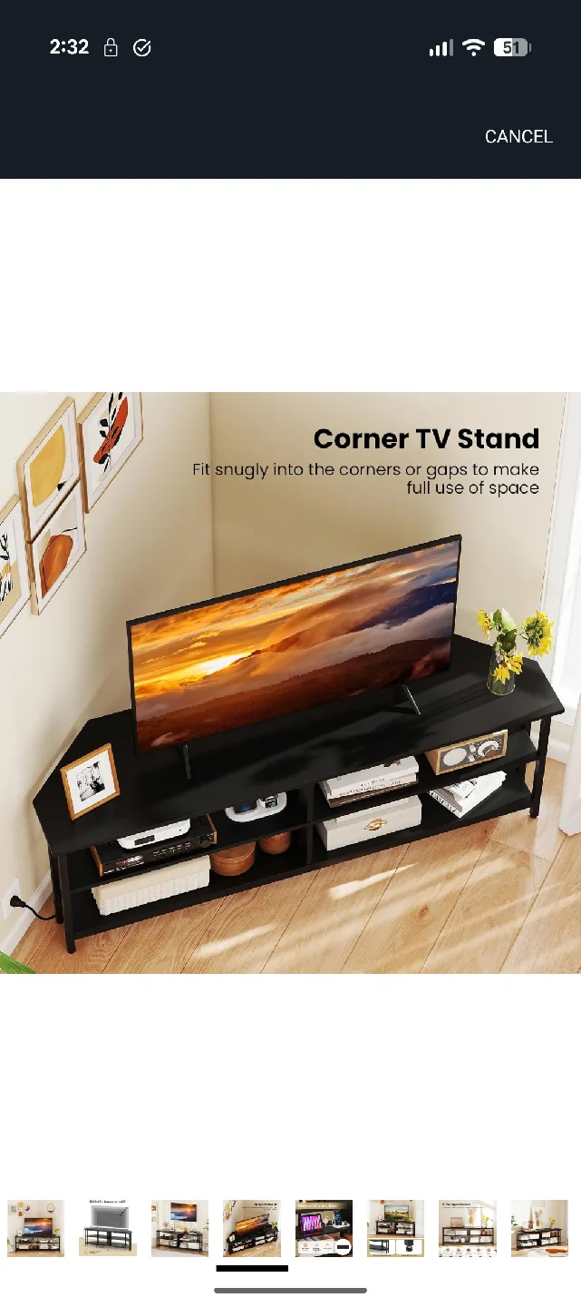Grey Oak - TV Stand for Flat Screen up to 65" image indicator(3)