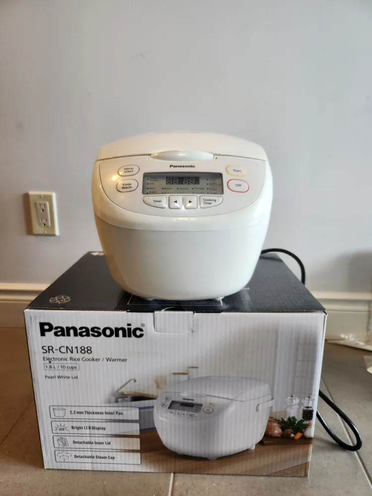 Panasonic SR-CN188 Electronic Rice Cooker/Warmer thumbnail