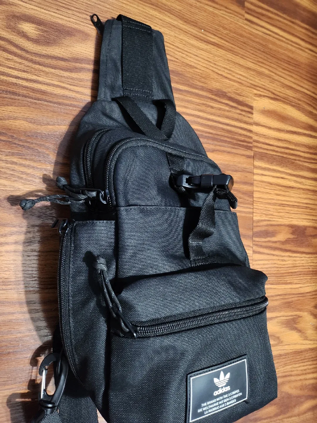 Adidas Black Sling Bag thumbnail