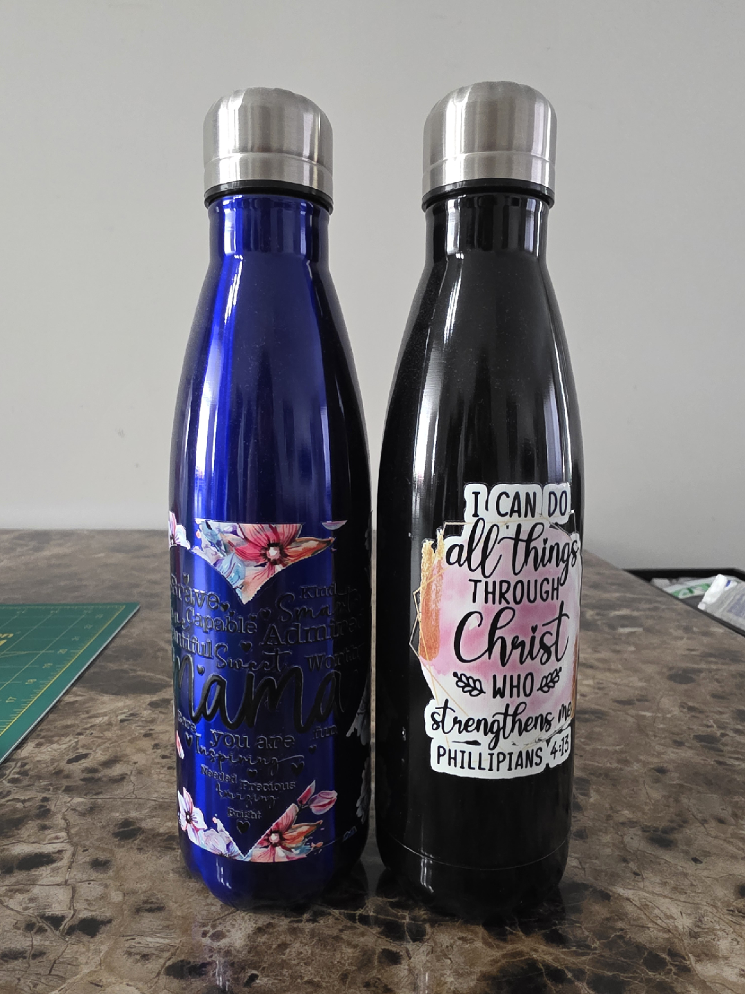 🥕Decorated Water Bottles