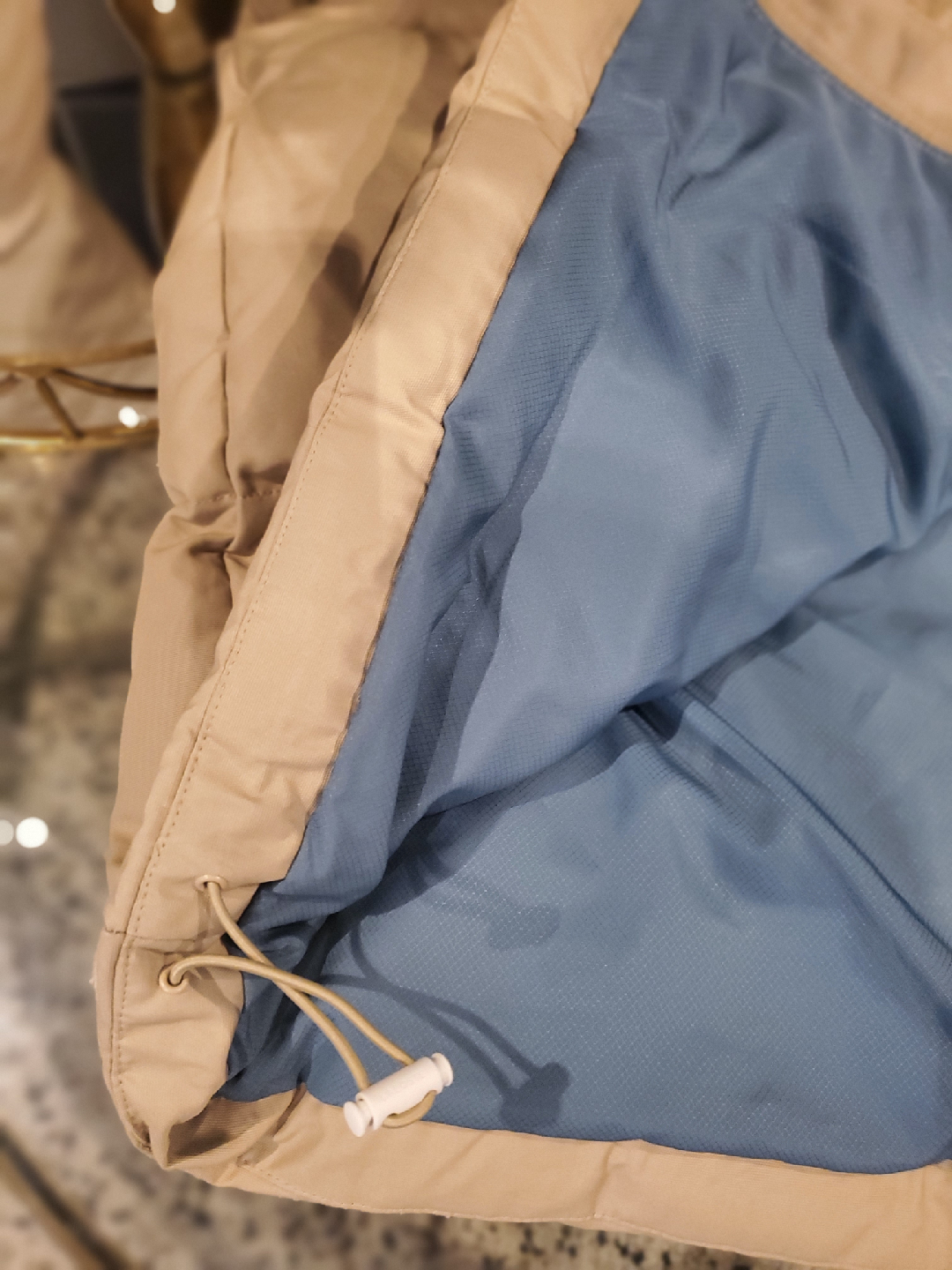 Lacoste LIVE Beige Corduroy Puffer Jacket - M/L - photo 5
