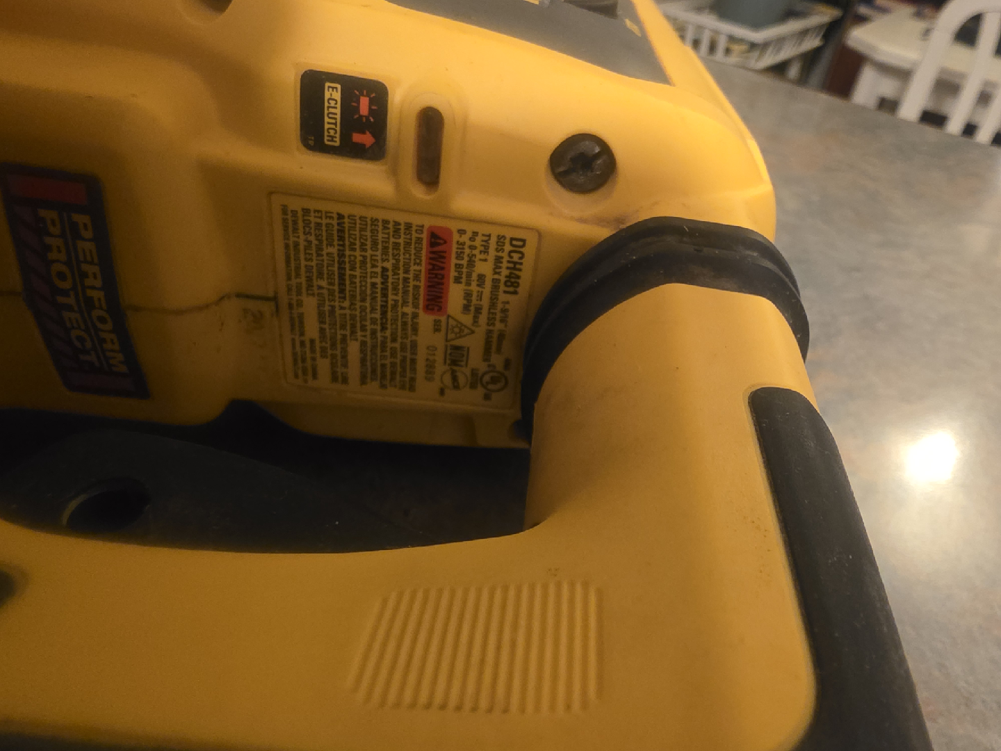 DeWalt DCH481 SDS MAX Brushless Hammer Drill - photo 2