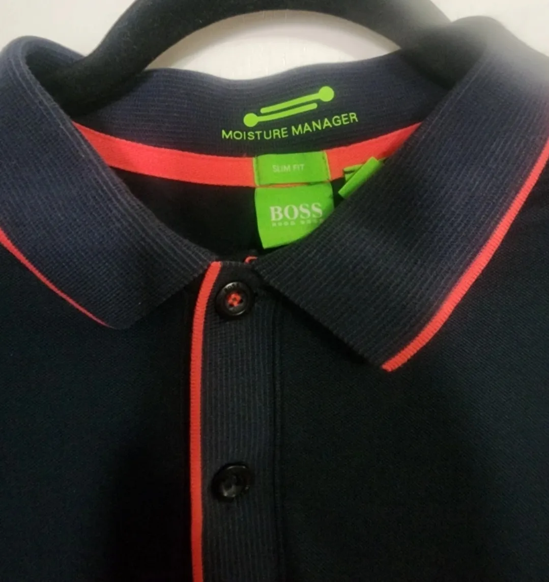 Hugo Boss Polo Shirt-Navy Blue( Pickup  in St Albert) $30 Firm image indicator(4)
