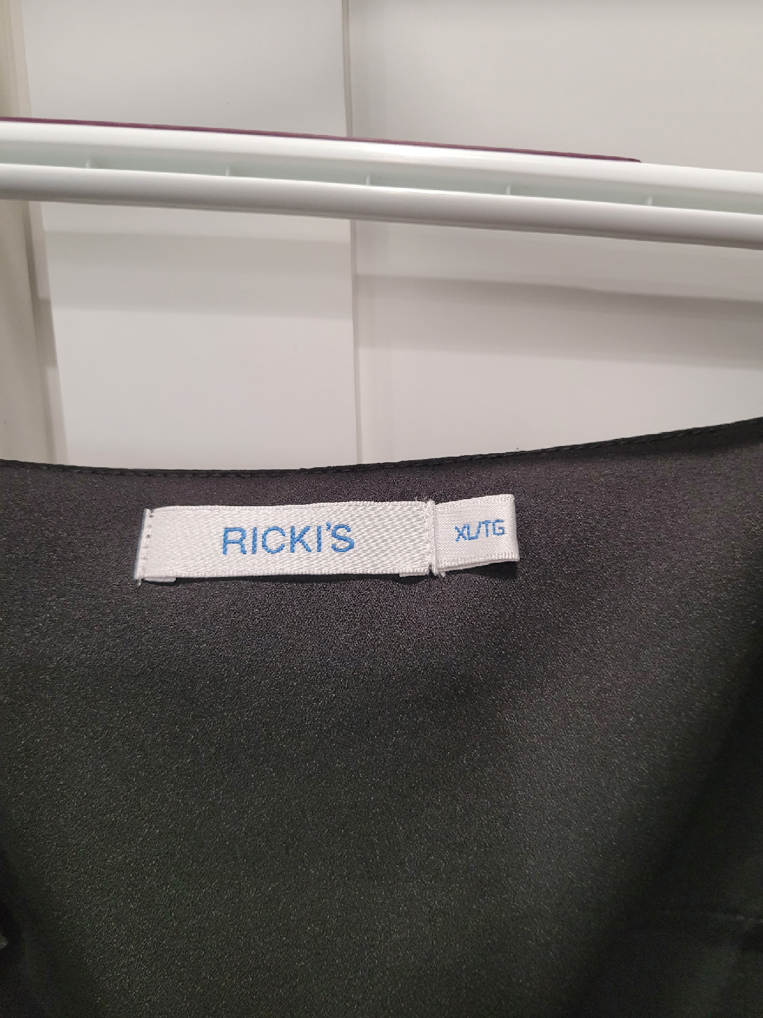 Rickis Black Ruffle Top - Size XL - photo 2