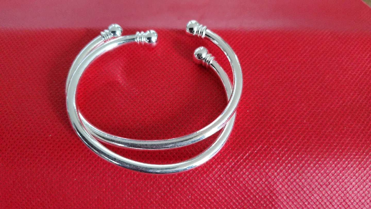 Silver SS Bangles (Pair) thumbnail