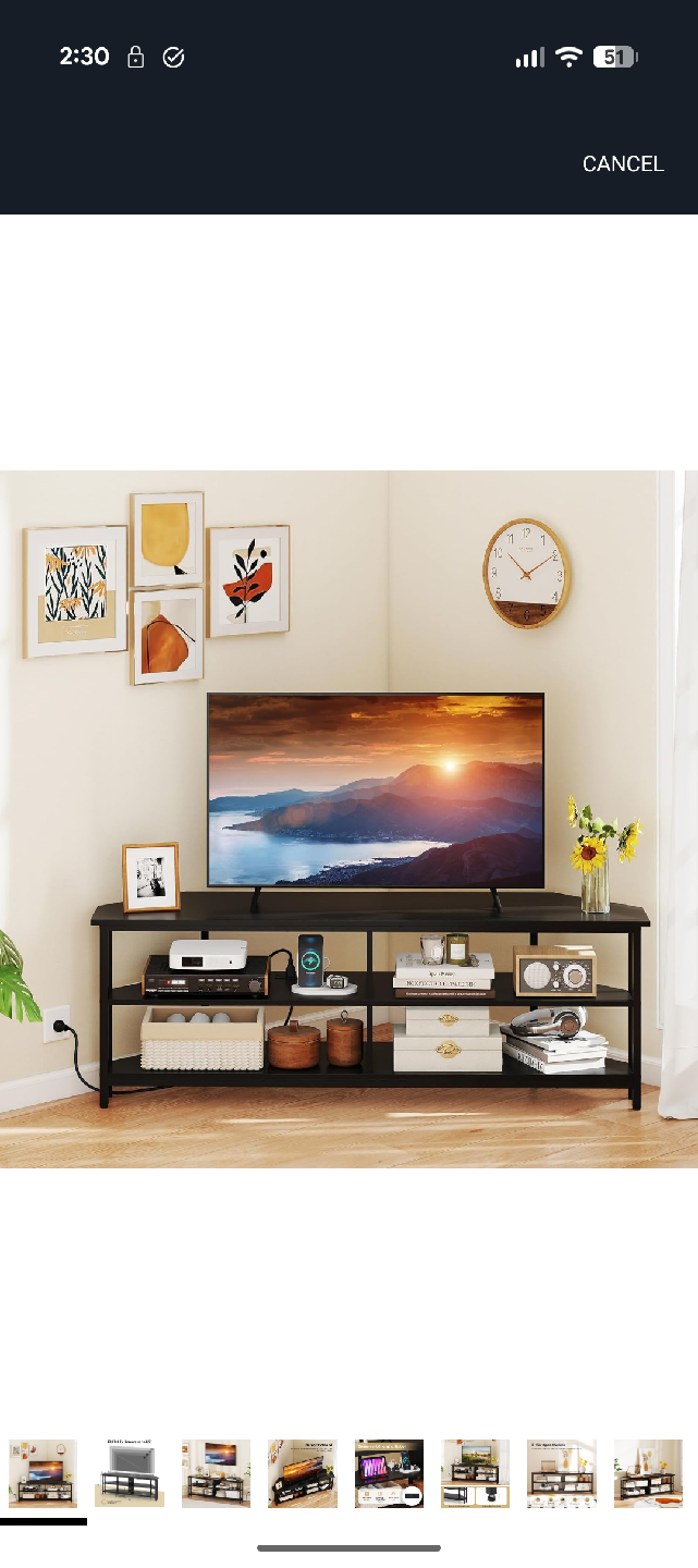 Grey Oak - TV Stand for Flat Screen up to 65"