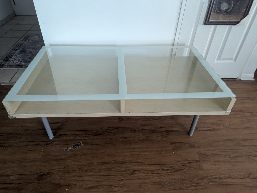 Glass Top IKEA Coffee Table