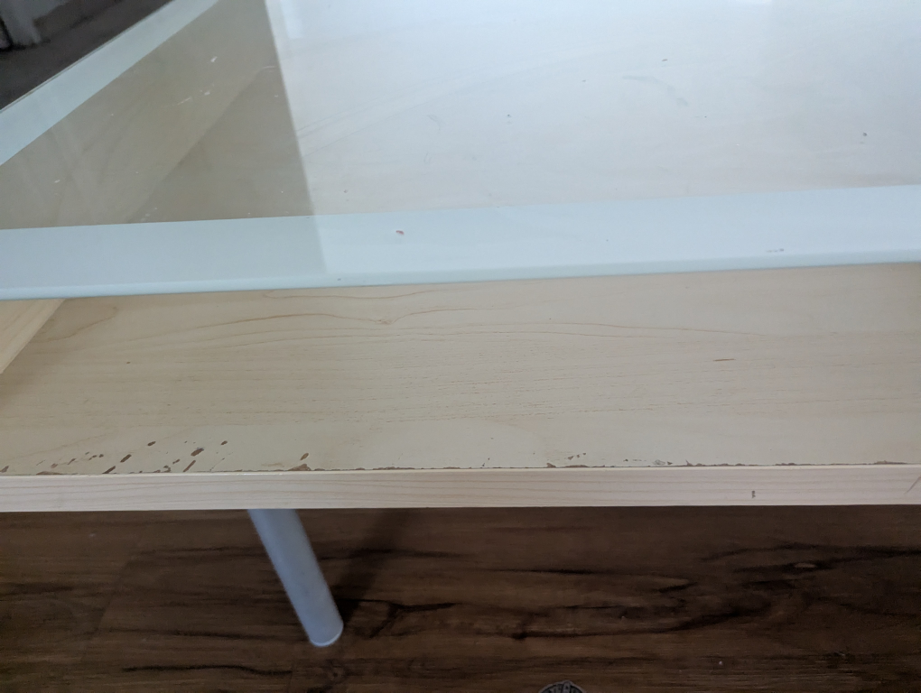 Glass Top IKEA Coffee Table - photo 4