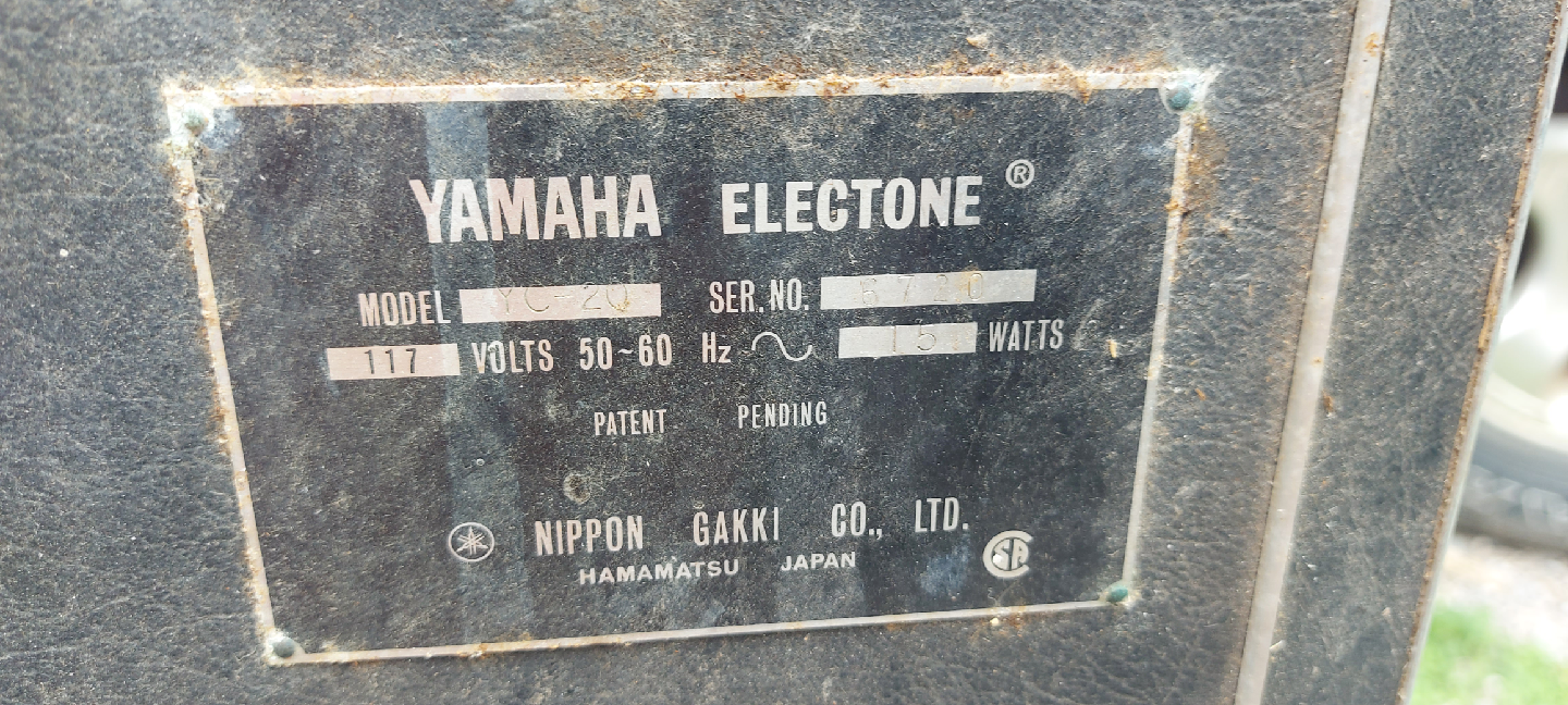Yamaha Electone YC-20 Organ - photo 2