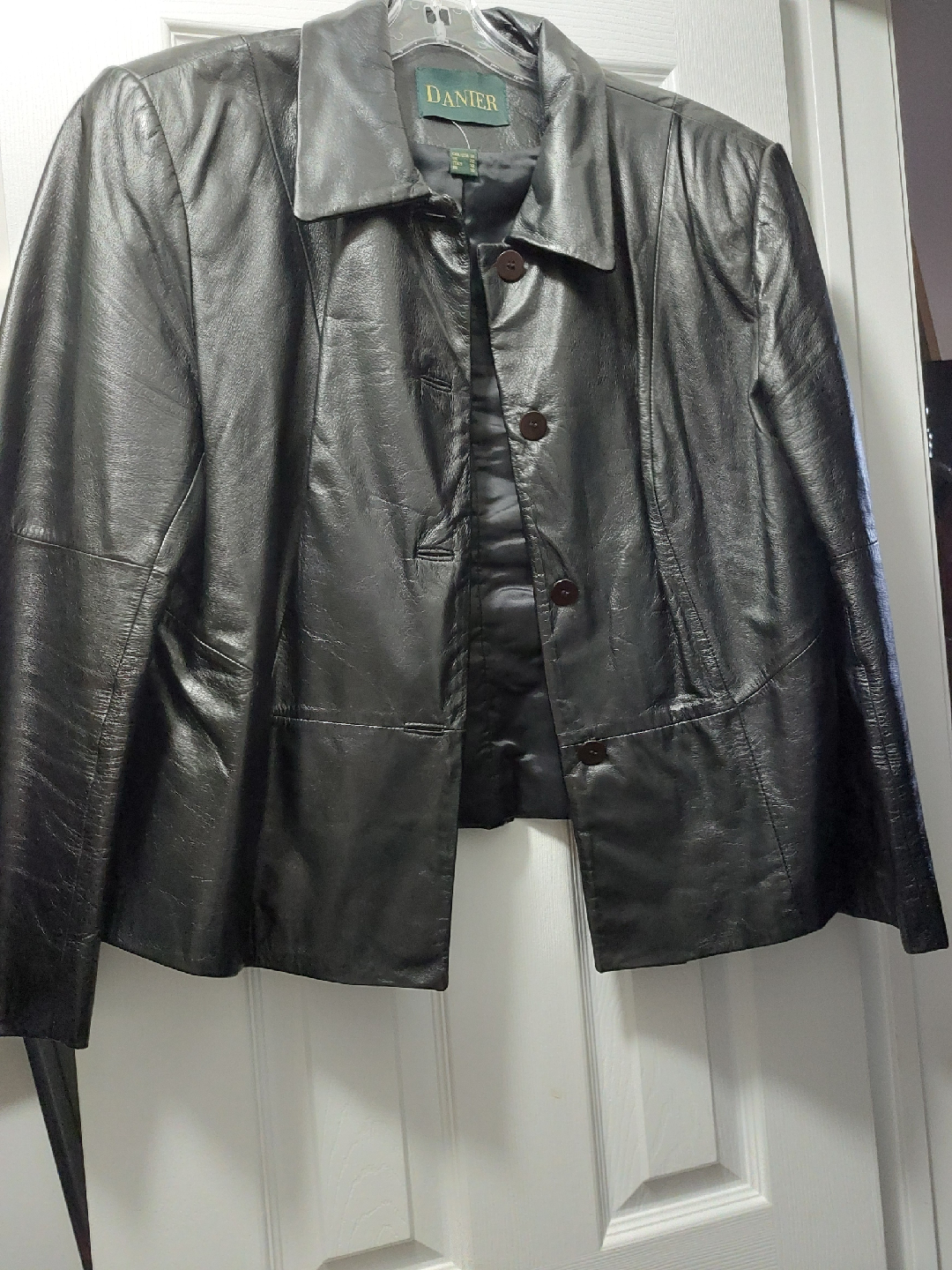 Danier Black Leather Jacket