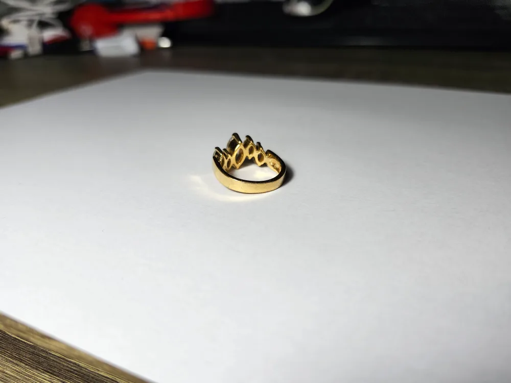 Gold Ring with Marquise Cut Stones image indicator(3)