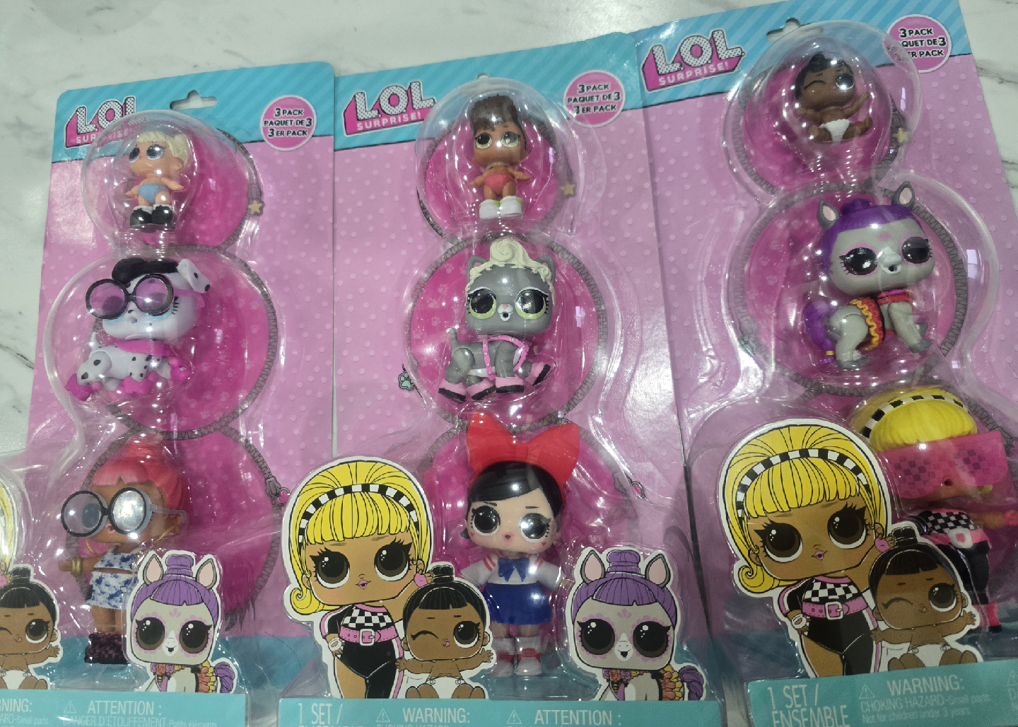 New LOL Surprise 3-Pack Dolls $20 each pack