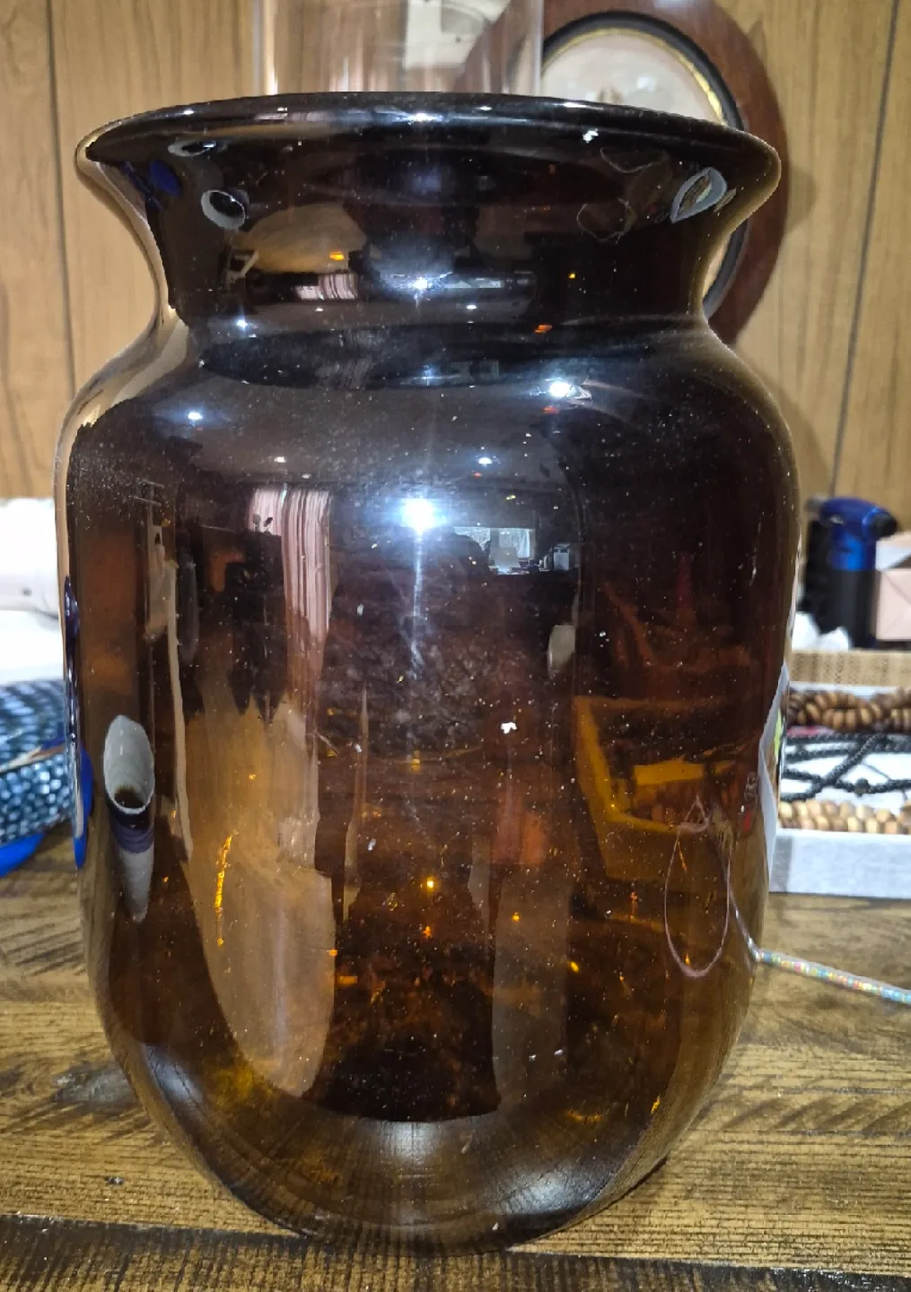 Brown Glass Vase thumbnail