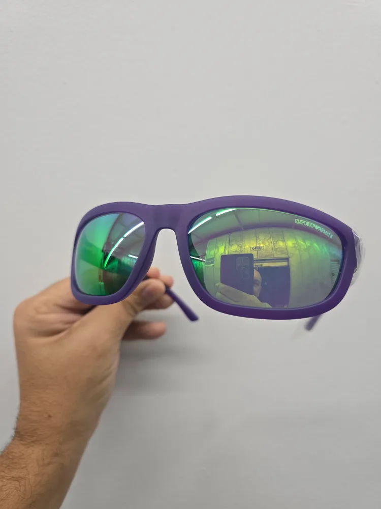 Emporio Armani Purple Sunglasses with Case image indicator(4)