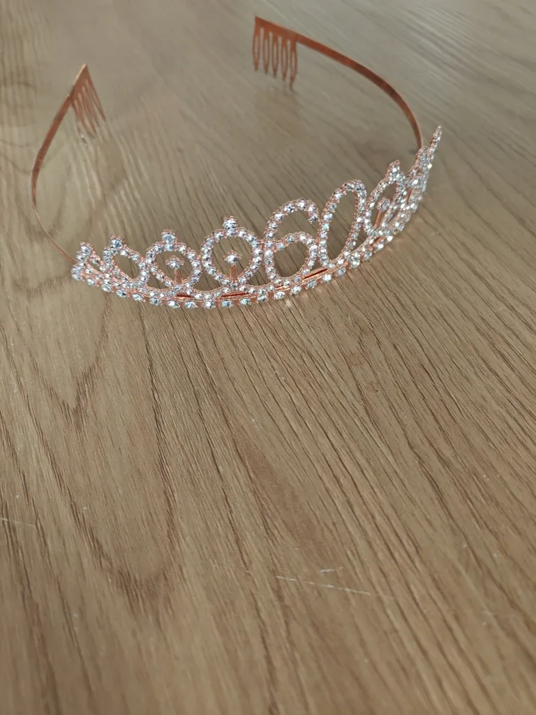 Rose Gold 60th Birthday Tiara image indicator(2)