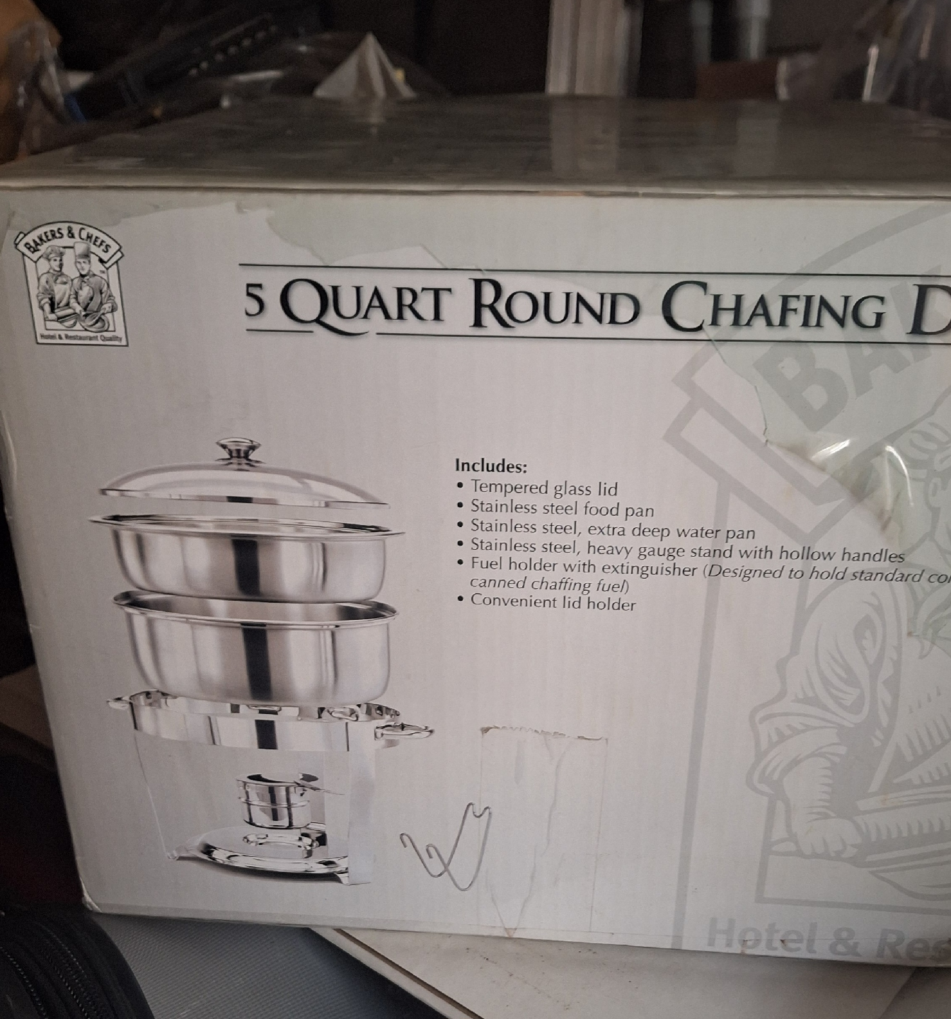Bakers & Chefs 5 Quart Round Chafing Dish - photo 3