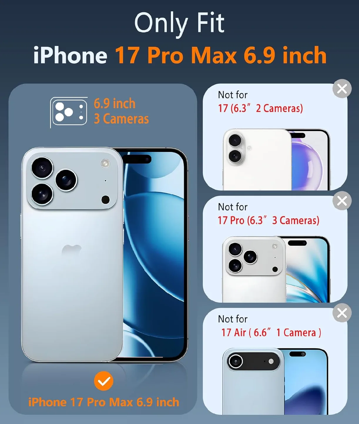 iPhone 17 Pro Max Case: Strong Magnetic Anti-Yellowing image indicator(7)