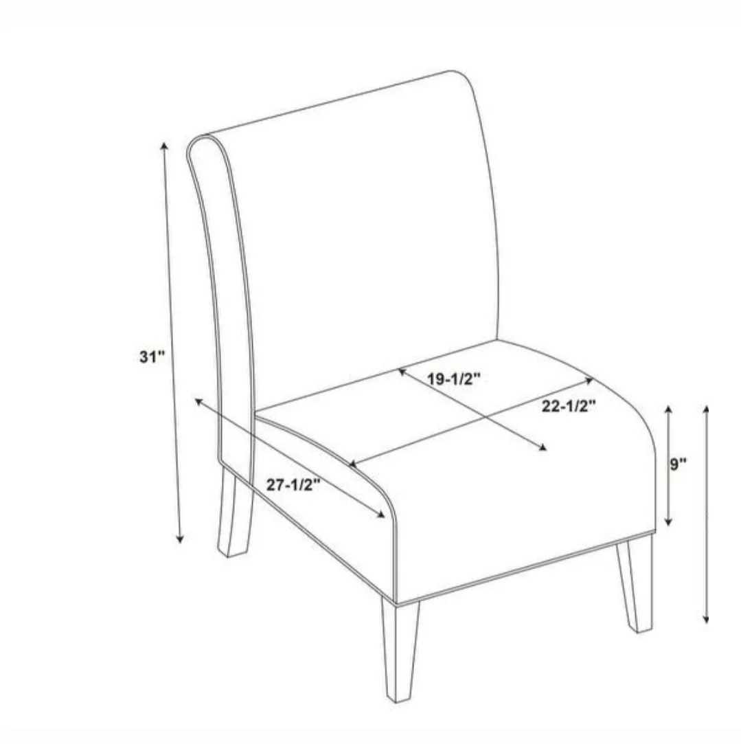 A Pair of Grey Accent Chairs  - Like New Each image indicator(3)