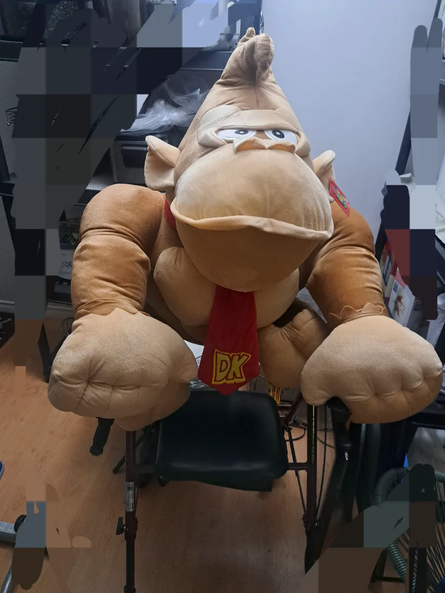 Giant Super Mario Donkey Kong Plush collectible item image indicator(2)