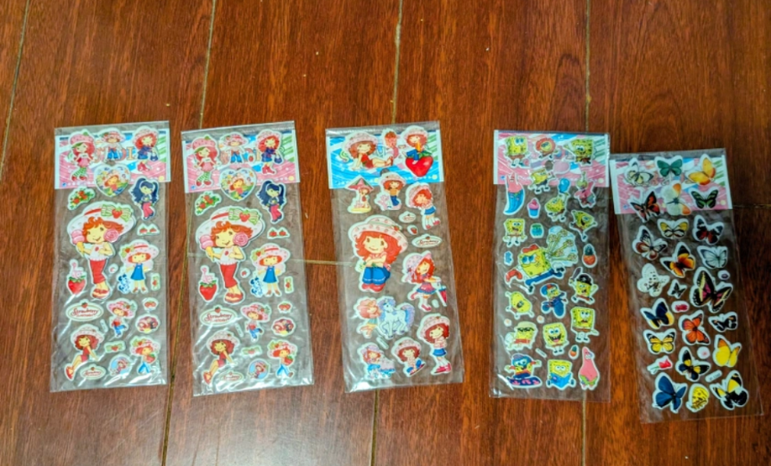 Assorted Stickers - Disney, Dora, Strawberry Shortcake & More! - photo 2