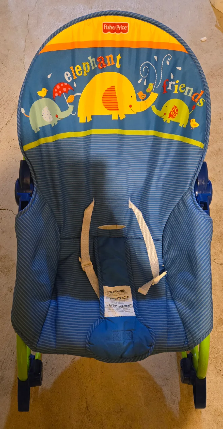 Fisher-Price Baby Seat / Rocker - Elephant Friends image indicator(2)