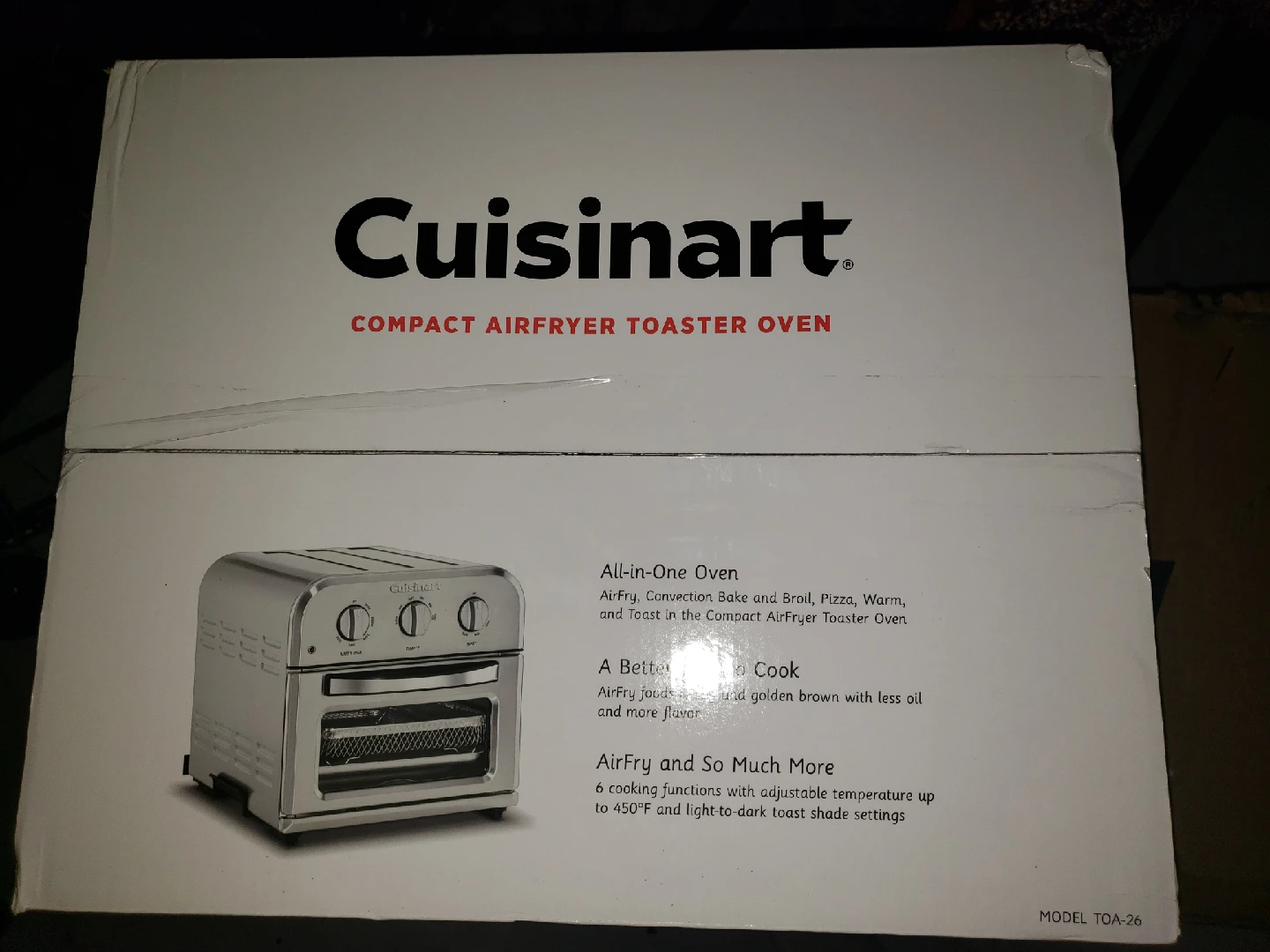 Cuisinart Compact AirFryer Toaster Oven - New in Box! - photo 2