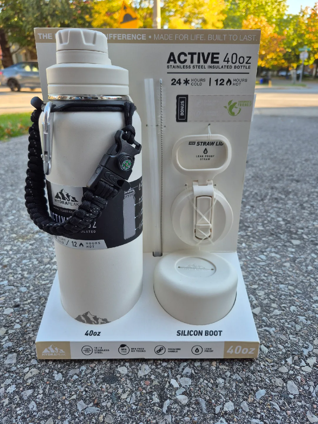 Hydrapeak Active 40oz Stainless Steel Insulated Bottle thumbnail
