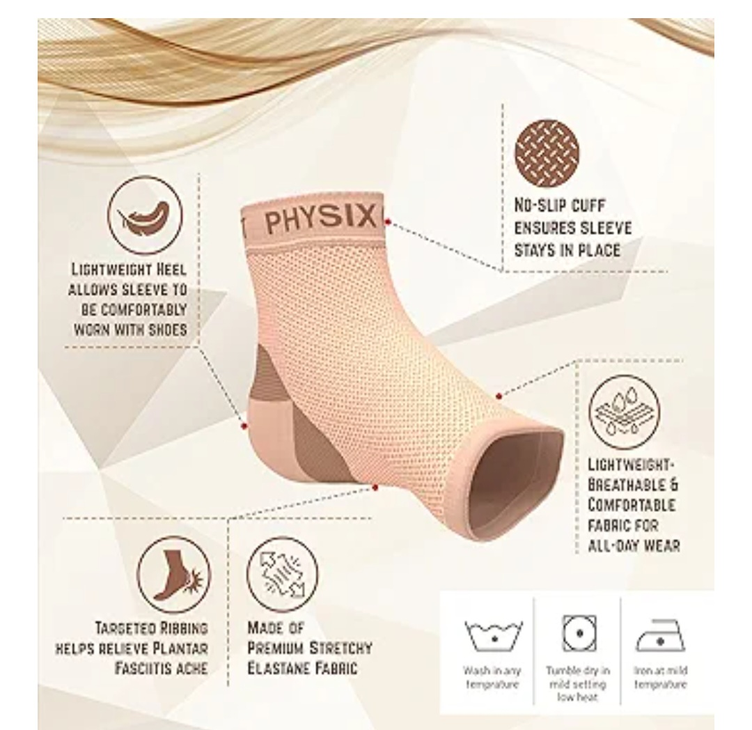 S/M Physix Gear Sport Plantar Fasciitis Compression Slee - photo 2