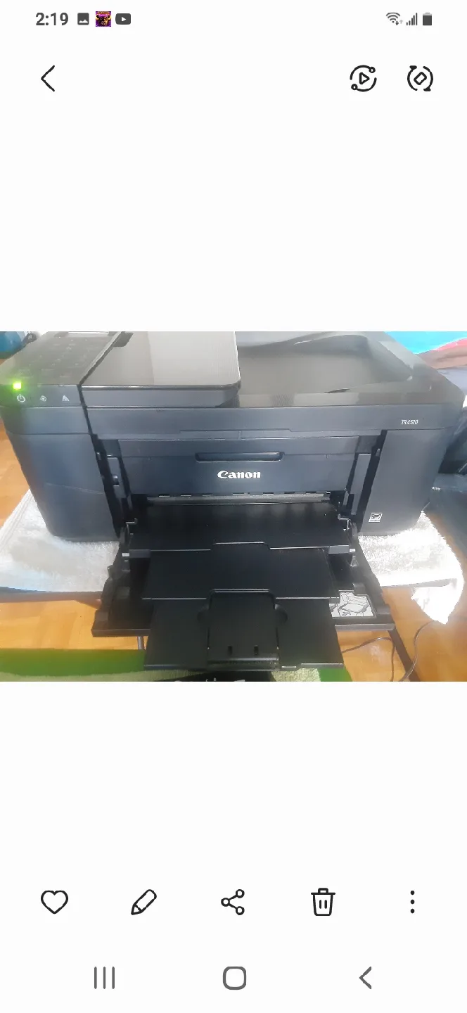 Canon PIXMA TR4520 Wireless All-In-One Printer image indicator(6)