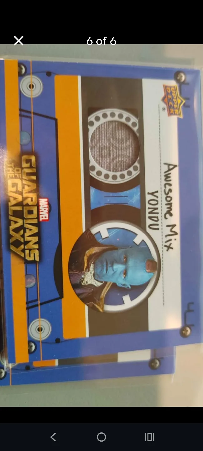 Marvel Guardians Galaxy Yondu Upper Deck Card image indicator(5)